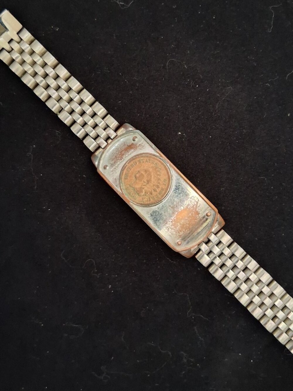 1908 Indian Cent Vintage Men's Bracelet